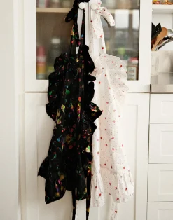 Cynthia Rowley CR x Kit Ruffle Apron White Sale