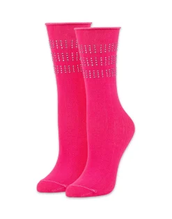 Cynthia Rowley Crystal Sport Socks HTPNK Best
