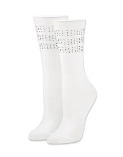 Cynthia Rowley Crystal Sport Socks WHTCLR Best