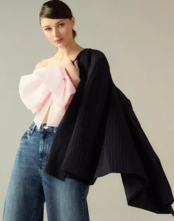 Cynthia Rowley Cupid's Bow Bandeau PINK Discount