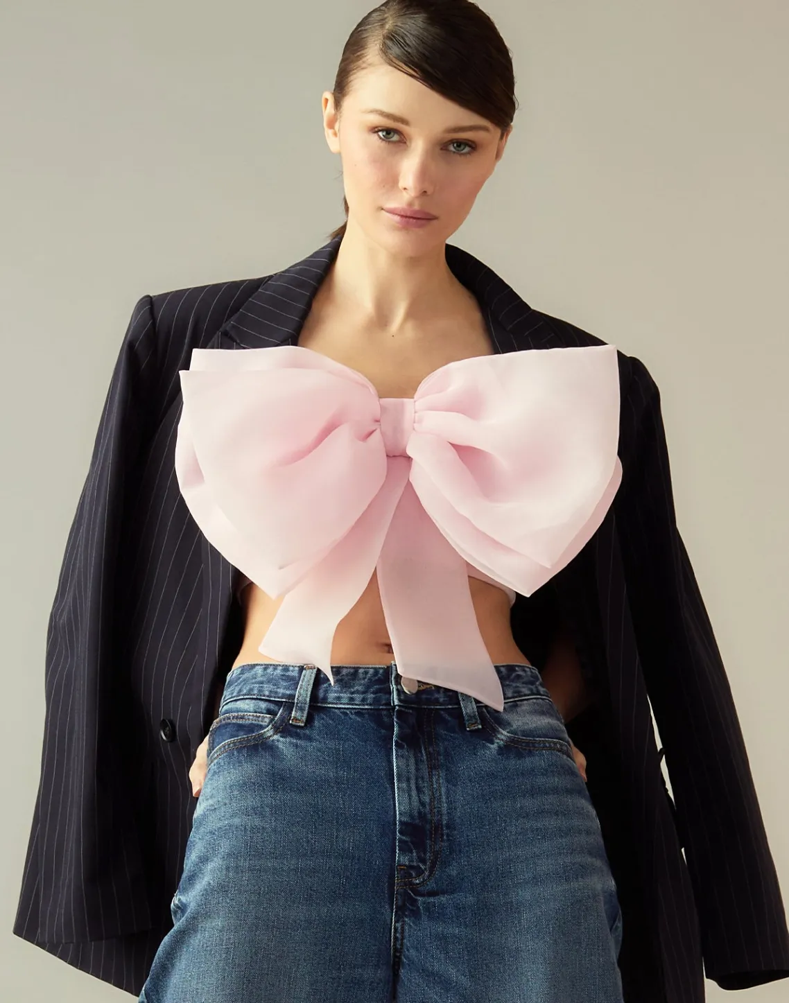 Cynthia Rowley Cupid's Bow Bandeau PINK Discount