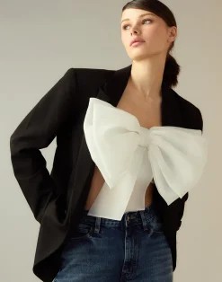 Cynthia Rowley Cupid's Bow Bandeau White Fashion