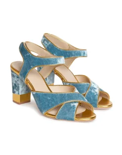 Cynthia Rowley Date Night Heels BLUE Discount