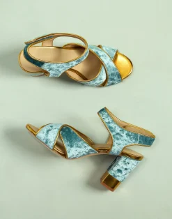 Cynthia Rowley Date Night Heels BLUE Discount