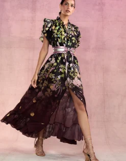 Cynthia Rowley Dawn Dress BLKMT Discount