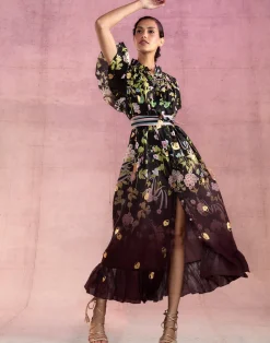 Cynthia Rowley Dawn Dress BLKMT Discount