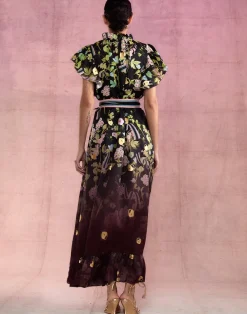 Cynthia Rowley Dawn Dress BLKMT Discount