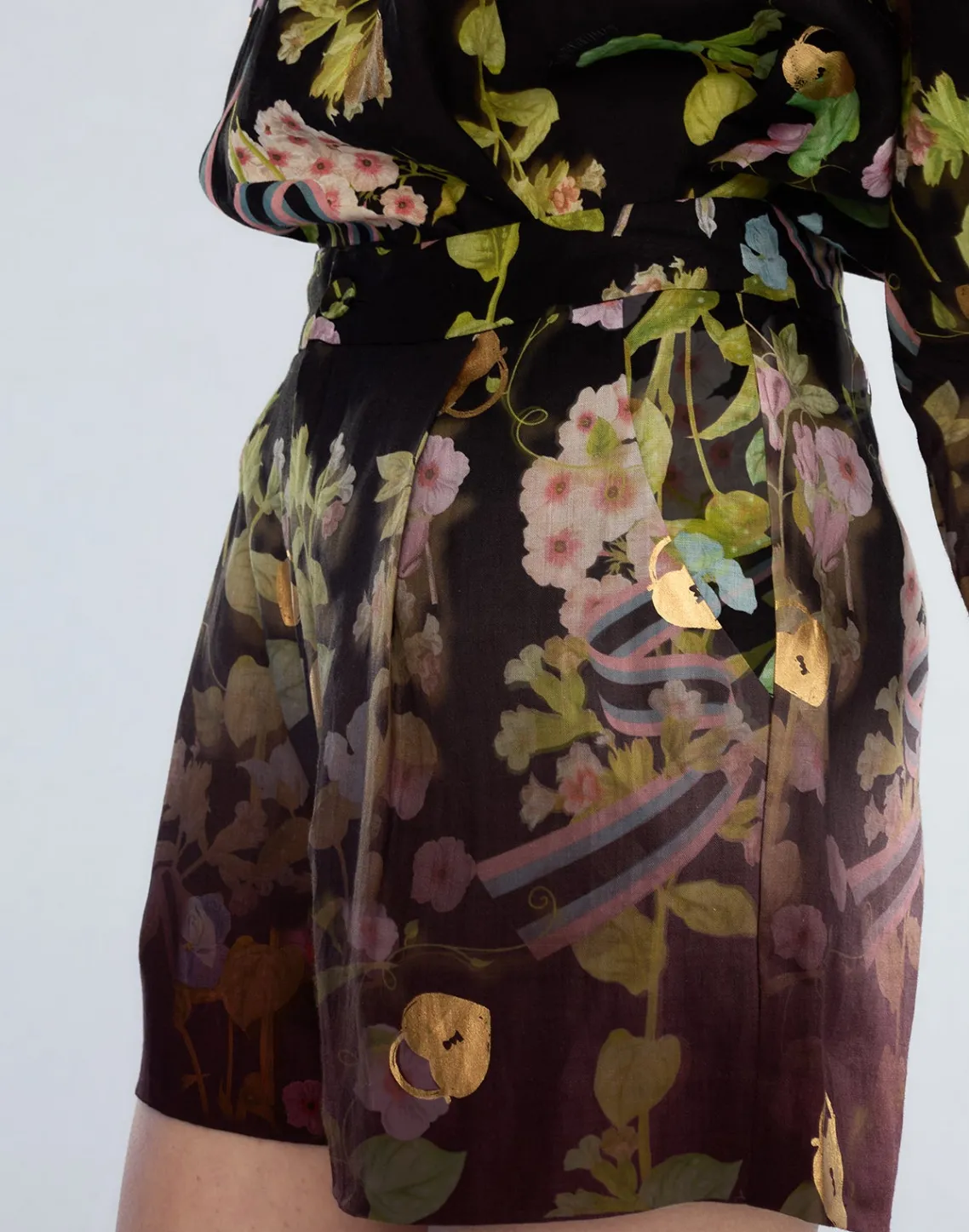 Cynthia Rowley Dawn Shorts BLKMT Discount