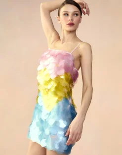 Cynthia Rowley Daylight Disco Dress PNKYLW Best