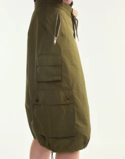 Cynthia Rowley Deep Pockets Skirt DRKGR New