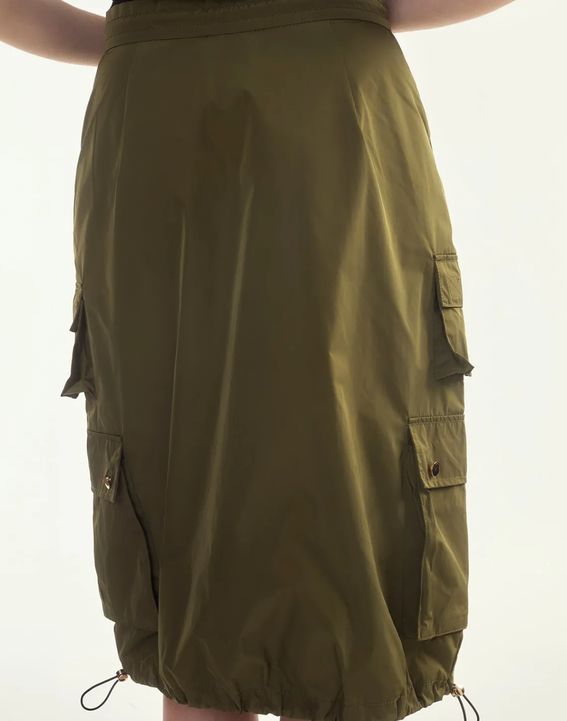 Cynthia Rowley Deep Pockets Skirt DRKGR New