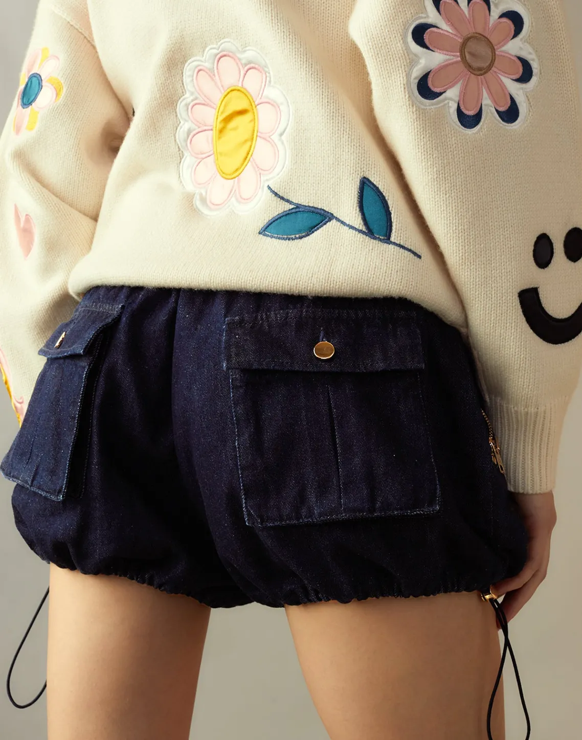 Cynthia Rowley Cargo Shorts Denim Outlet