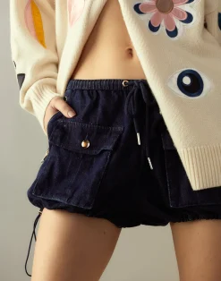 Cynthia Rowley Cargo Shorts Denim Outlet