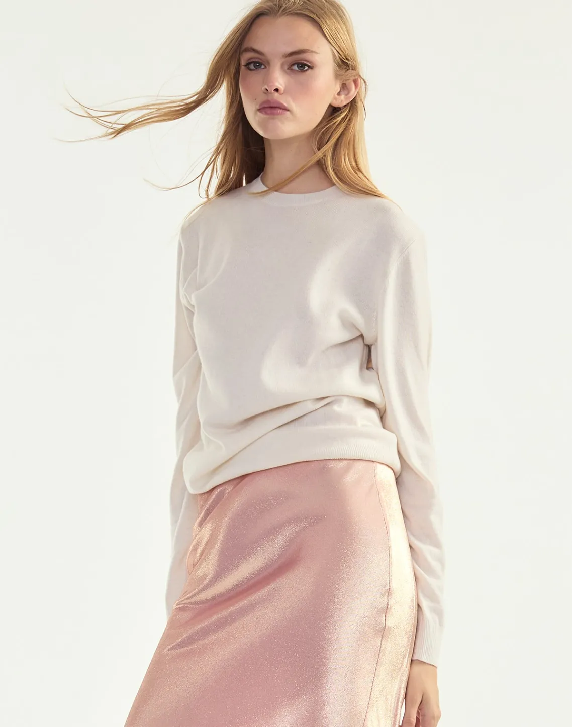 Cynthia Rowley Elea Wool Cashmere Sweater White Best