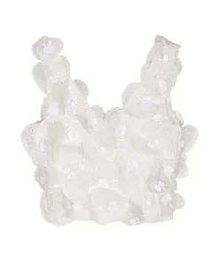 Cynthia Rowley Elle Embellished Hearts Top White Online