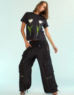 Cynthia Rowley Everyday Tees BLKWT Discount