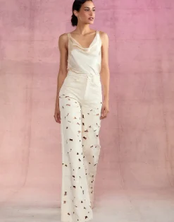 Cynthia Rowley Flora Cutout Jeans NATRL Best