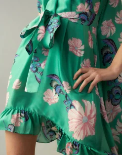 Cynthia Rowley Garden of Eden Dress GRNFL Hot