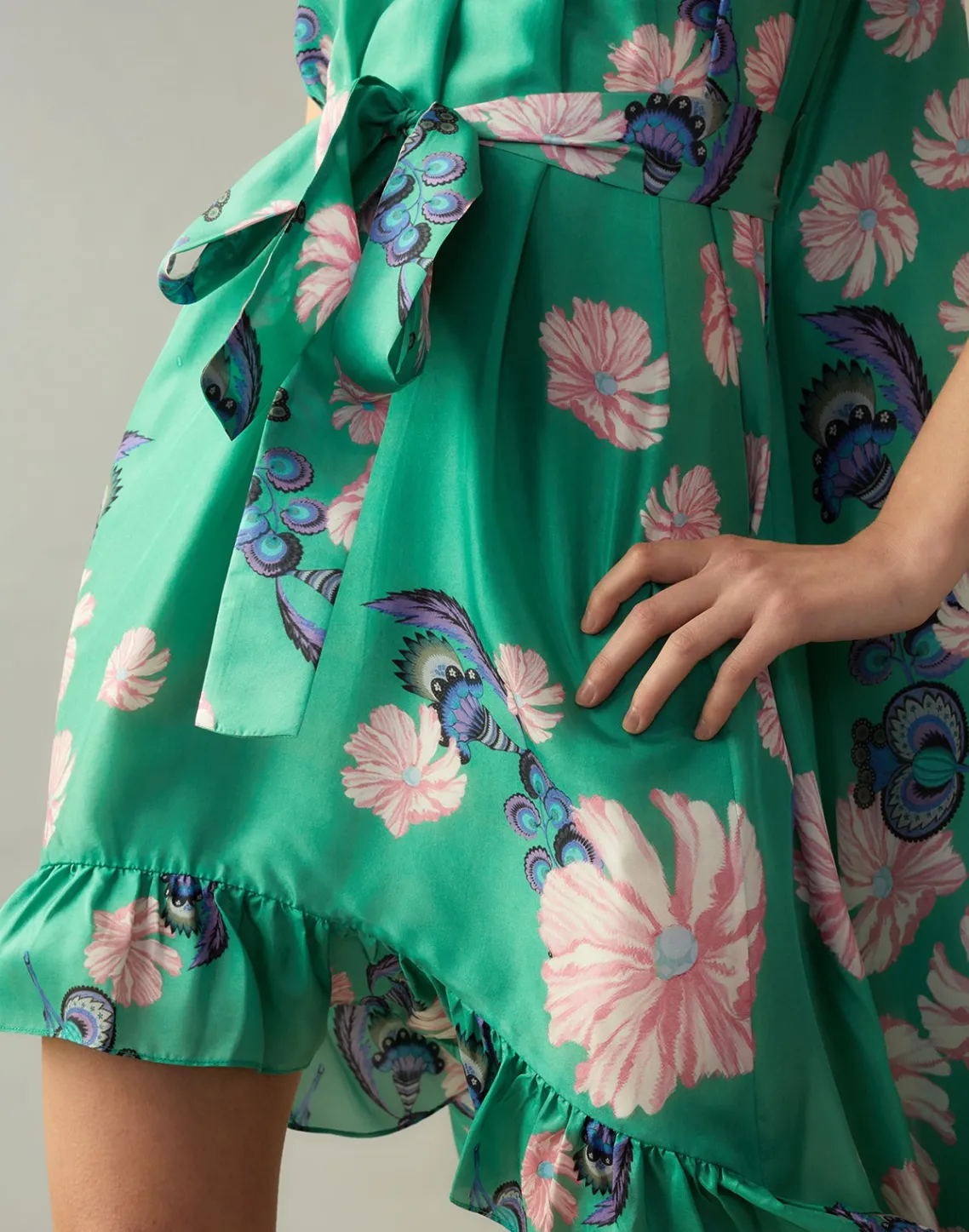 Cynthia Rowley Garden of Eden Dress GRNFL Hot