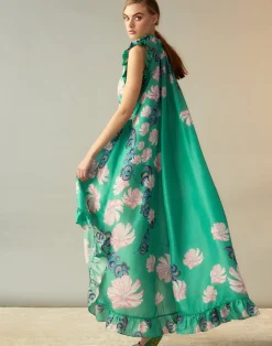 Cynthia Rowley Garden of Eden Dress GRNFL Hot