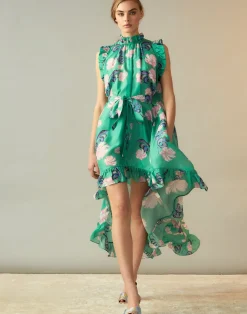 Cynthia Rowley Garden of Eden Dress GRNFL Hot