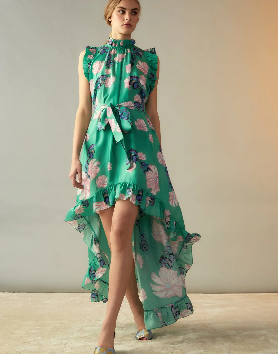 Cynthia Rowley Garden of Eden Dress GRNFL Hot