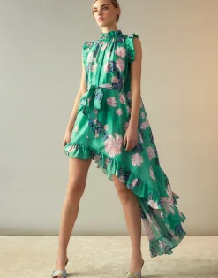 Cynthia Rowley Garden of Eden Dress GRNFL Hot