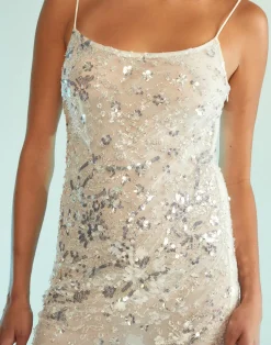 Cynthia Rowley Gisele Beaded Dress White Discount