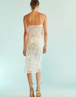 Cynthia Rowley Gisele Beaded Dress White Discount