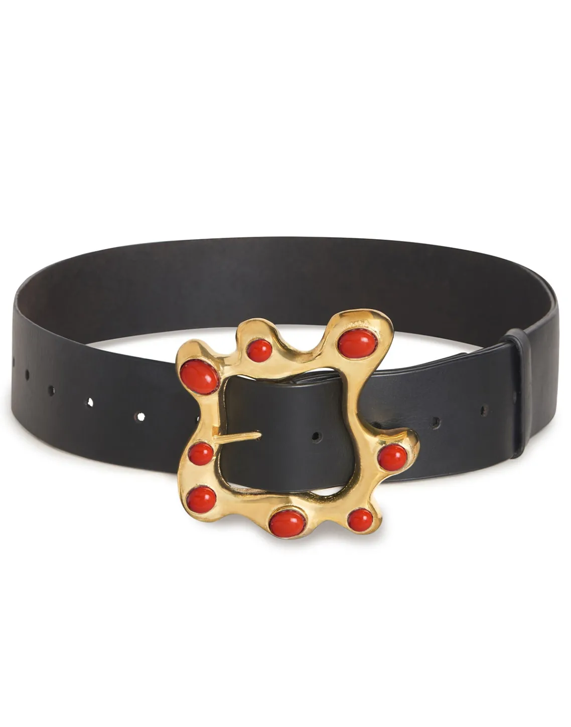 Cynthia Rowley Hidden Gem Belt BLKRD Fashion