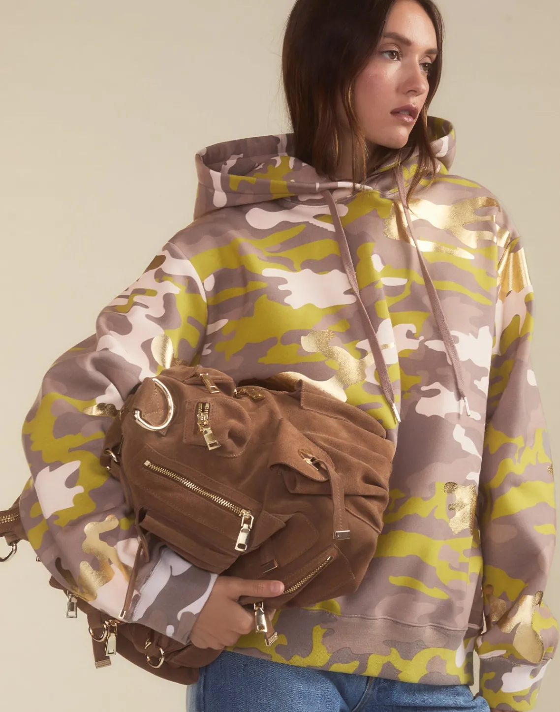 Cynthia Rowley In Plain Sight Hoodie PNKCMO Hot