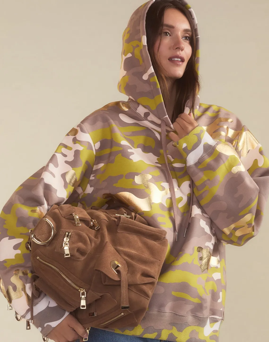 Cynthia Rowley In Plain Sight Hoodie PNKCMO Hot