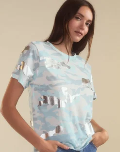 Cynthia Rowley In Plain Sight Tee BLUCMO Clearance