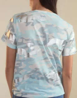 Cynthia Rowley In Plain Sight Tee BLUCMO Clearance