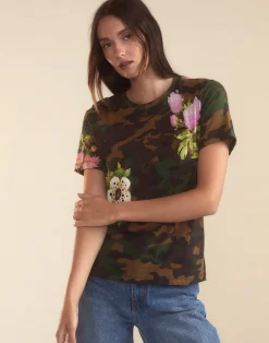 Cynthia Rowley In Plain Sight Tee GRNCAM Outlet