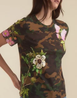 Cynthia Rowley In Plain Sight Tee GRNCAM Outlet