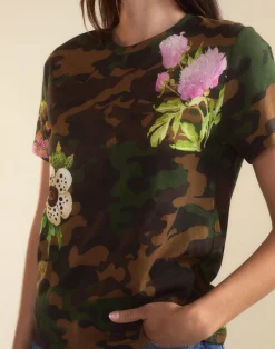 Cynthia Rowley In Plain Sight Tee GRNCAM Outlet