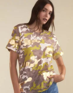 Cynthia Rowley In Plain Sight Tee PNKCMO Clearance