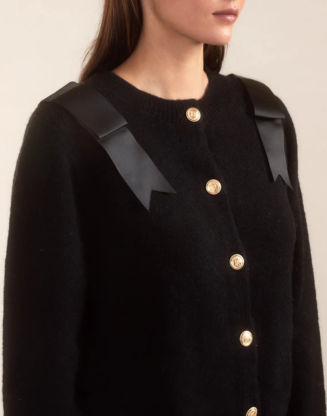 Cynthia Rowley Ivy Wool Cardigan BLACK Online