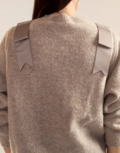 Cynthia Rowley Ivy Wool Cardigan CAMEL Best