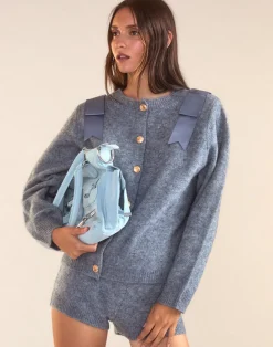 Cynthia Rowley Ivy Wool Knit Short Denim Fashion