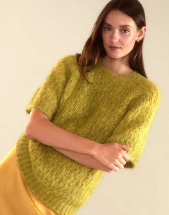 Cynthia Rowley Kendal Knit Sweater GREEN New