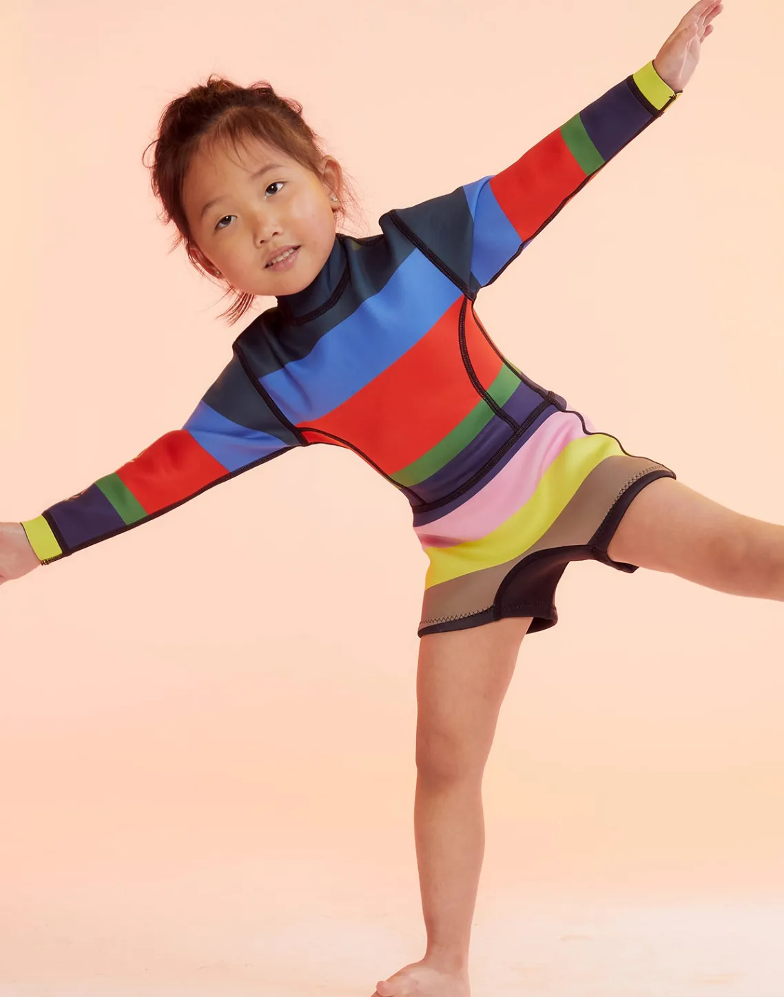 Cynthia Rowley Kids Stripe Wetsuit STMUL Hot