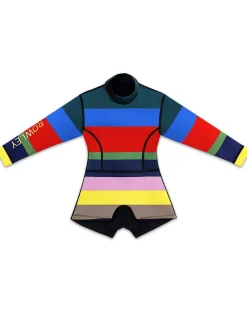 Cynthia Rowley Kids Stripe Wetsuit STMUL Hot