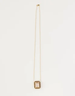 Cynthia Rowley Lemon Quartz with Amethyst Pendant New