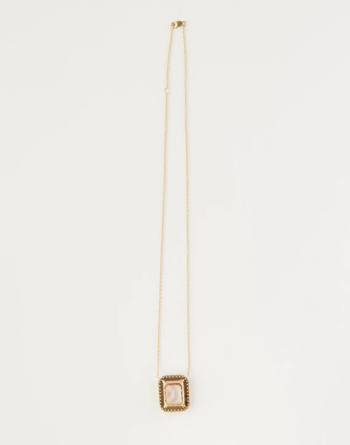 Cynthia Rowley Lemon Quartz with Amethyst Pendant New