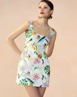 Cynthia Rowley Love Locket Dress WHTMT Hot