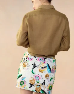 Cynthia Rowley Love Locket Skirt WHTML Discount