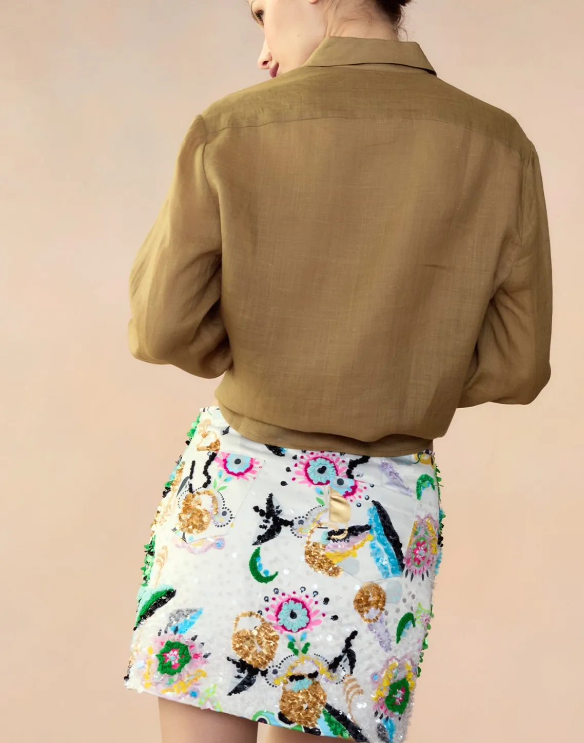 Cynthia Rowley Love Locket Skirt WHTML Discount