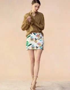 Cynthia Rowley Love Locket Skirt WHTML Discount